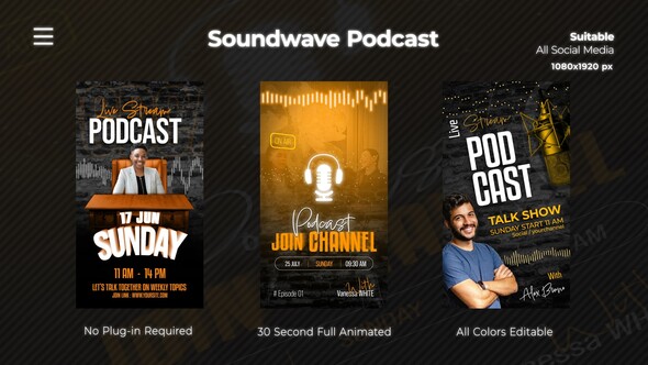 Photo of Soundwave Podcast Instagram Reels – Videohive 51906032