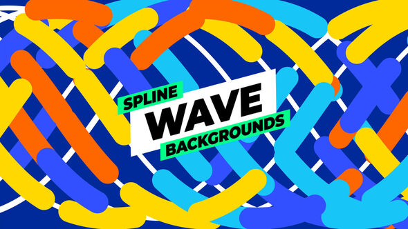 Photo of Spline Wave Backgrounds – Videohive 51813517