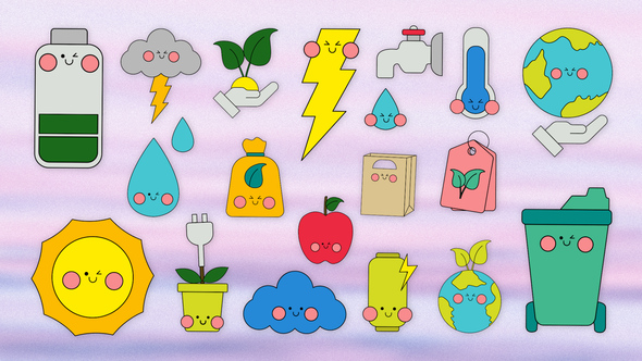 Photo of Sticker Pack – Ecology Doodle Kawaii After Effects Project Template – Videohive 51802887