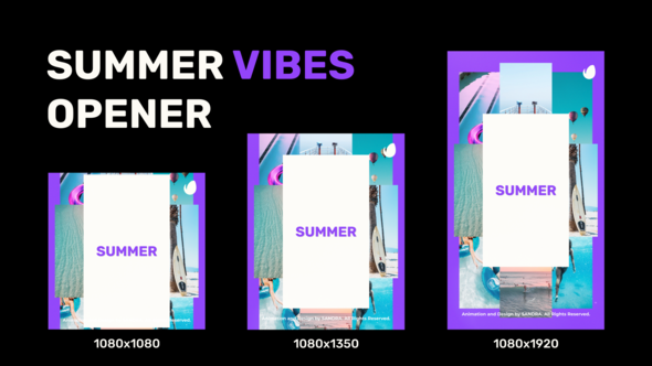 Photo of Summer Vibes Opener – Videohive 51859118