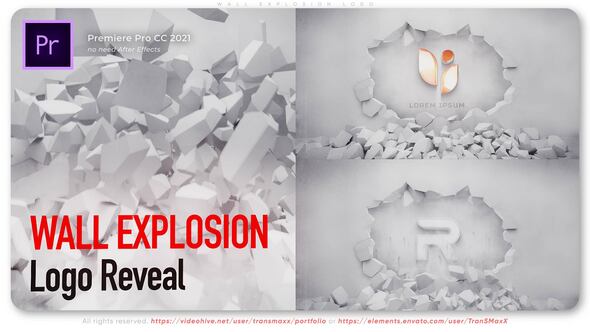Photo of Wall Explosion Logo – Videohive 51645606