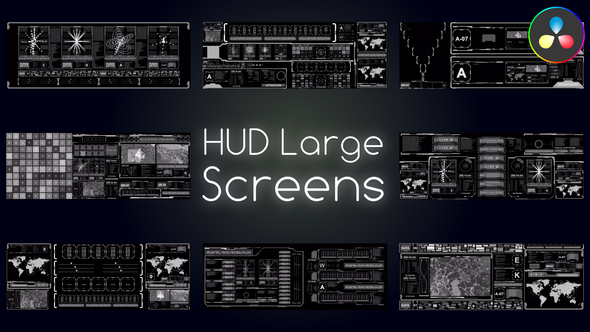 Photo of HUD Large Screens for DaVinci Resolve – Videohive 52123178
