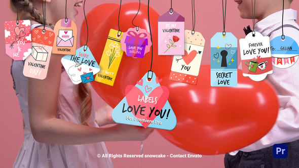 Photo of Labels Love You For Premiere Pro – Videohive 52109098