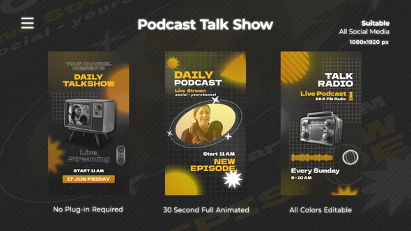 Photo of Podcast Talk Show – Videohive 51975511