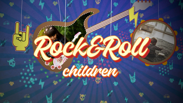 Photo of Rock and roll children slideshow – Videohive 51975550