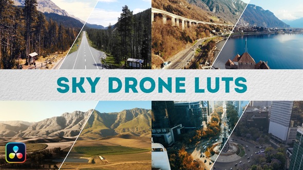 Photo of Sky Drone LUTs | DaVinci Resolve – Videohive 52002409