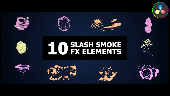 Photo of Slash Smoke Elements | DaVinci Resolve – Videohive 51990384