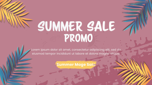 Photo of Summer Sale Promo – Videohive 52003419