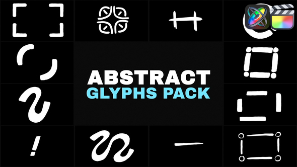 Photo of Abstract Animation Glyphs Pack | FCPX – Videohive 52609359