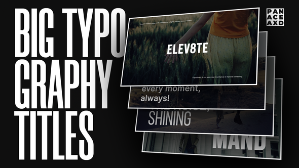 Photo of Big Typography Titles // FCP – Videohive 52232139