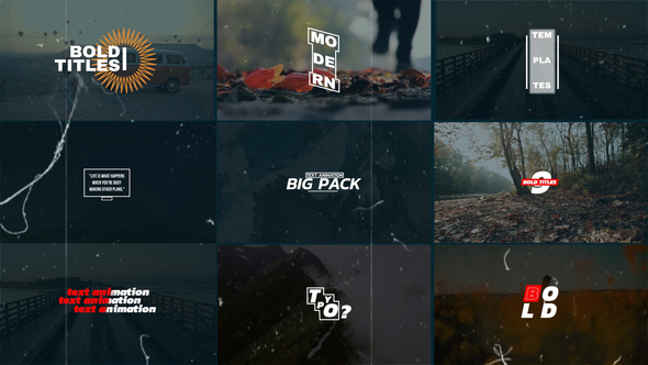 Photo of Bold Text Titles | FCPX – Videohive 52861119