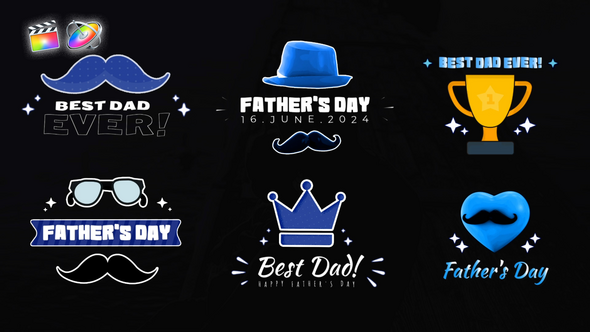 Photo of Fathers Day Titles Pack – Videohive 52773071