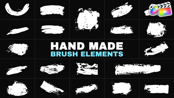 Photo of Hand Made Brush Elements | FCPX – Videohive 52807979