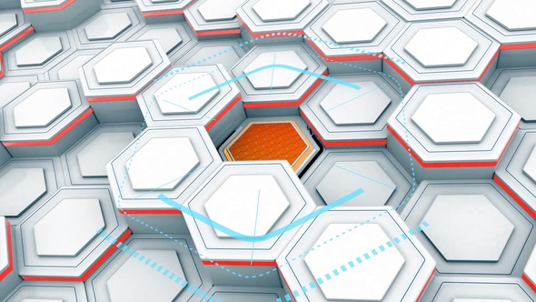 Photo of Hexagon Array Logo – Videohive 52837368