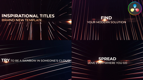 Photo of Inspirational Titles for DaVinci Resolve – Videohive 52956603