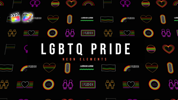 Photo of LGBTQ Pride Neon Elements – Videohive 52617489