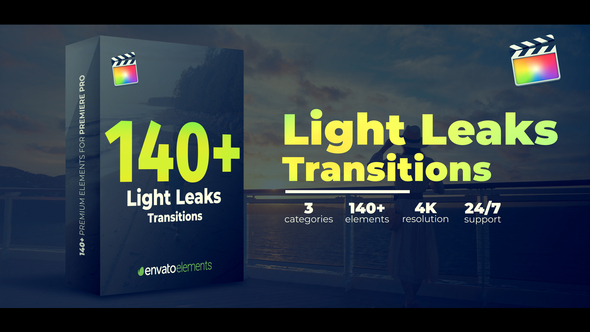 Photo of Light Leaks Transitions – Videohive 52789357