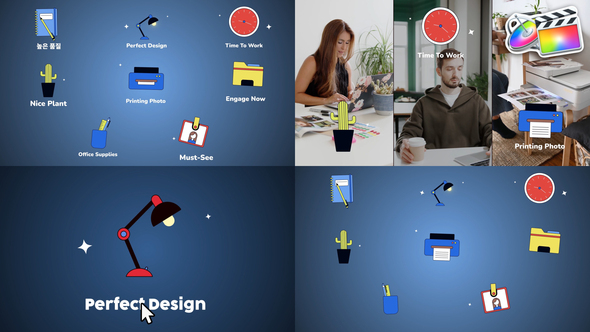 Photo of Office Icons And Titles for FCPX – Videohive 52545076