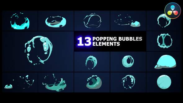 Photo of Popping Bubbles Elements | DaVinci Resolve – Videohive 52923827