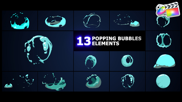 Photo of Popping Bubbles Elements | FCPX – Videohive 52923882