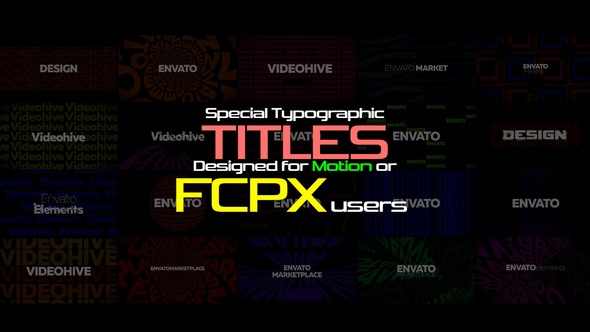 Photo of Special Typography Titles – Videohive 52737255