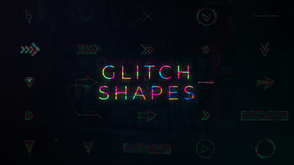 Photo of 50 Glitch Shapes – Videohive 53434376