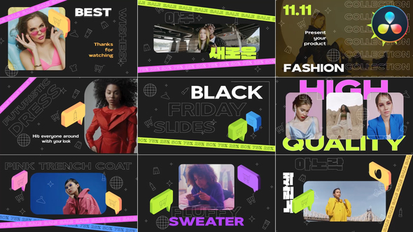 Photo of Black Friday Slides for DaVinci Resolve – Videohive 53400309