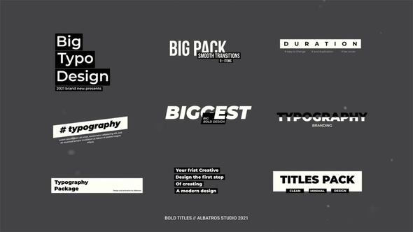 Photo of Bold Titles 2.0 | FCPX – Videohive 53109148