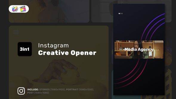 Photo of Creative Instagram Intro Reel for FCPX – Videohive 53297222