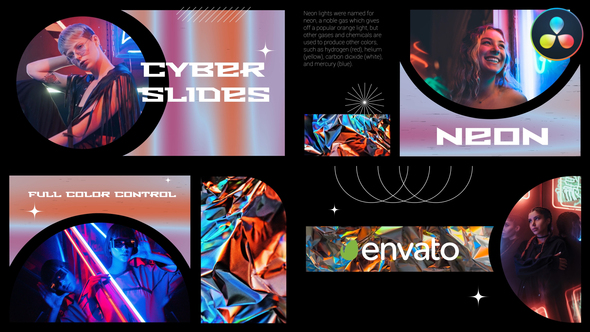 Photo of Cyber City Slideshow for DaVinci Resolve – Videohive 53491383