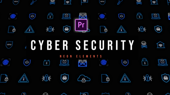 Photo of Cyber Security Neon Icons – Videohive 53458591