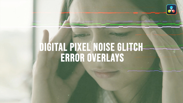 Photo of Digital Pixel Noise Glitch Error Overlays For DaVinci Resolve – Videohive 53214747