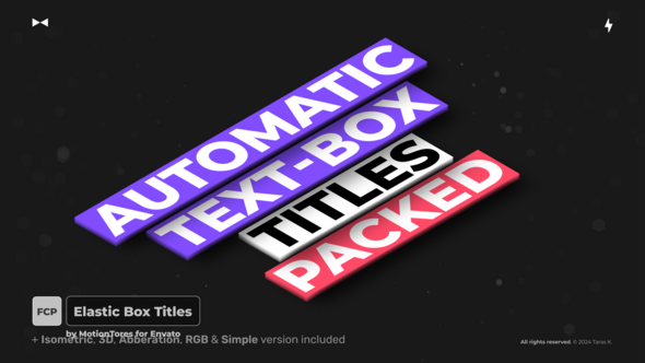 Photo of Elastic Box Titles  FCPX – Videohive 53189285