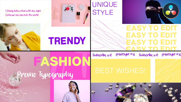 Photo of Fashion Promo Typography for DaVinci Resolve – Videohive 53116018