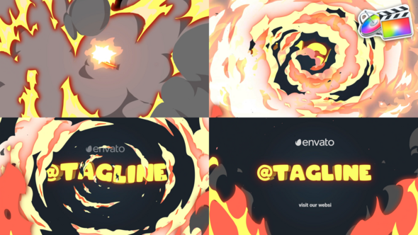 Photo of Fire Logo Opener | FCPX – Videohive 53419597