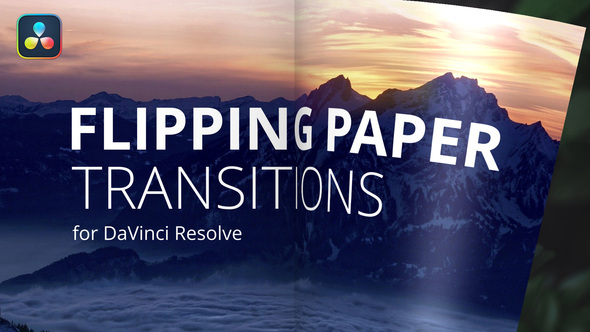 Photo of Flipping Paper Transitions for DaVinci Resolve – Videohive 53426497