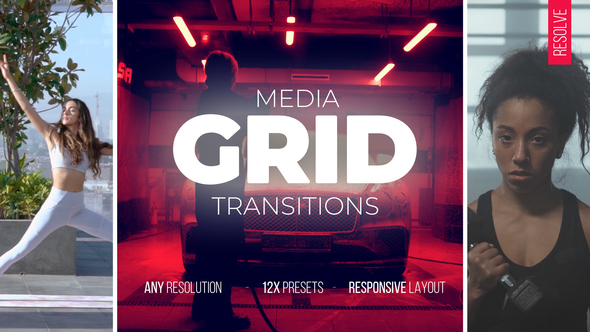 Photo of Grid Media Transitions – Videohive 53165772