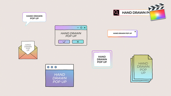 Photo of Hand Drawn Pop Up | Final Cut Pro – Videohive 53422266
