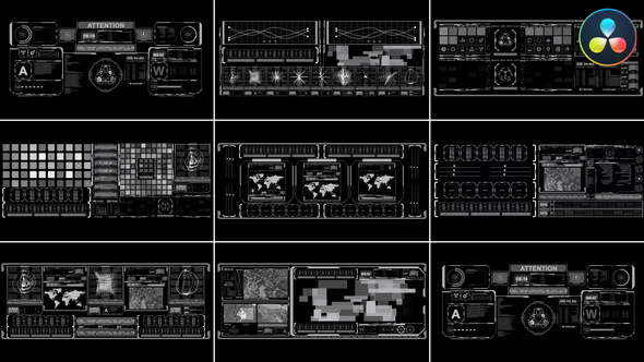 Photo of Hud Large Screens for DaVinci Resolve – Videohive 53265867