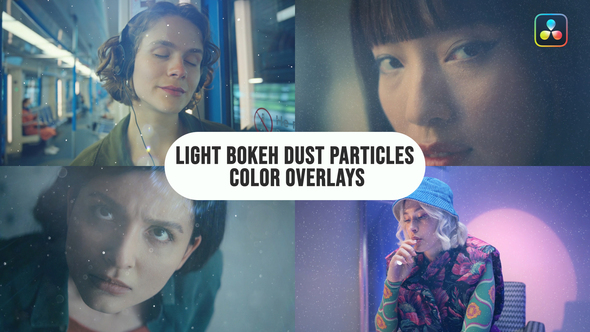 Photo of light Bokeh Dust Particles Color Overlays For DaVinci Resolve – Videohive 53204564