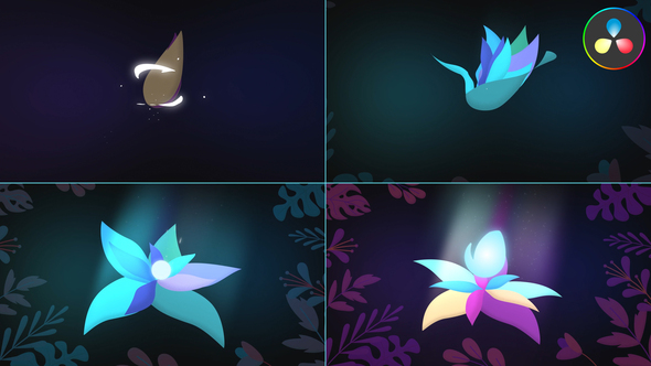 Photo of Magic Flower Logo for DaVinci Resolve – Videohive 53023340