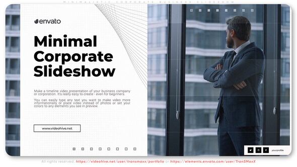 Photo of Minimalistic Corporate Business Slideshow – Videohive 53438324