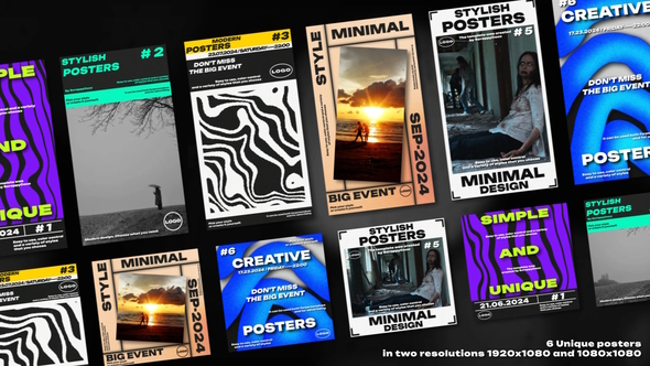 Photo of Modern Posters – Videohive 53420205