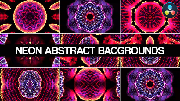 Photo of Neon Abstract Backgrounds for DaVinci Resolve – Videohive 53419233