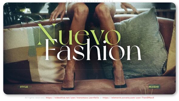 Photo of Nuevo Fashion Intro – Videohive 53392041