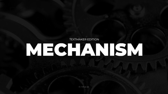 Photo of Titles Animator – Mechanism | Final Cut Pro – Videohive 53238421