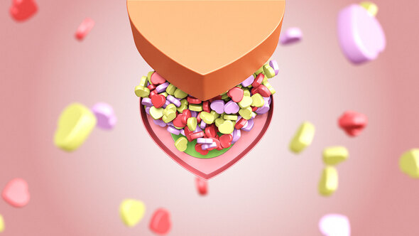 Photo of Valentine Candy Box Logo – Videohive 25559329