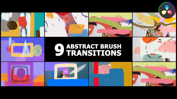 Photo of Abstract Brush Transitions | DaVinci Resolve – Videohive 53524160