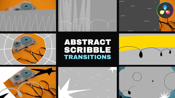 Photo of Abstract Scribble Transitions for DaVinci Resolve – Videohive 53797856