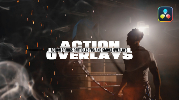 Photo of Action Sparks Particles Fog and Smoke Overlays DaVinci ResolveFor – Videohive 53720457